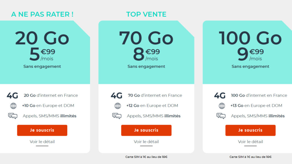 Cdiscount Mobile propose d'autres forfaits intéressant // Source : Cdiscount Mobile Cdiscount Mobile propose d'autres forfaits intéressant // Source : Cdiscount Mobile