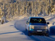La Ford F-150 Lightning en action en Norvège // Source : Ford