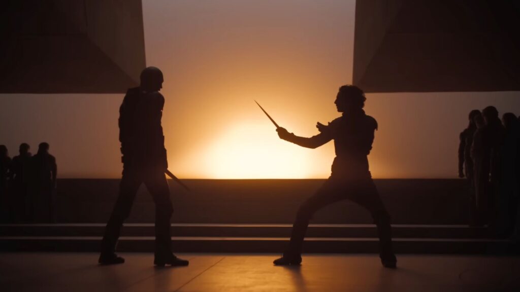 Une scène de Dune 2. // Source : Warner Une scène de Dune 2. // Source : Warner
