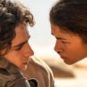 Timothée Chalamet (Paul) et Zendaya (Chani) dans Dune 2. // Source : Warner Bros. Timothée Chalamet (Paul) et Zendaya (Chani) dans Dune 2. // Source : Warner Bros.
