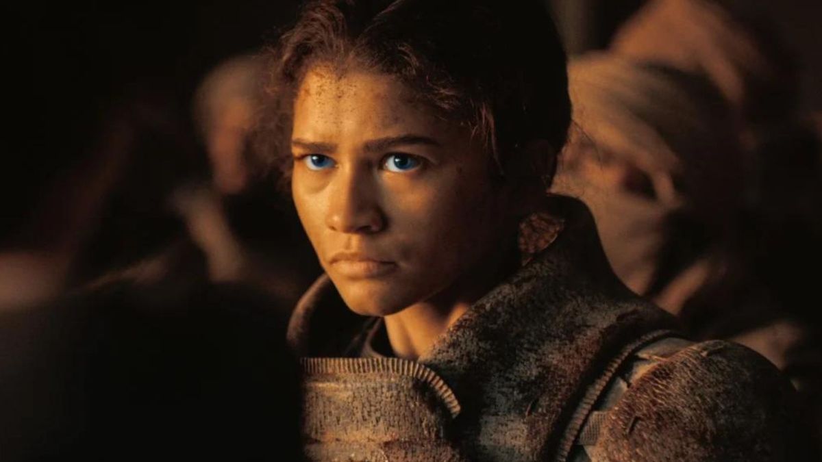 Zendaya en Chani dans Dune 2. // Source : Warner Bros. Zendaya en Chani dans Dune 2. // Source : Warner Bros.