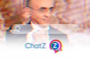 ChatZ, le chatbot de Reconquête // Source : Capture d'écran et montage Numerama