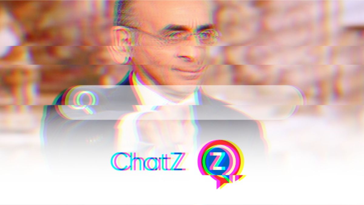 ChatZ, le chatbot de Reconquête // Source : Capture d'écran et montage Numerama ChatZ, le chatbot de Reconquête // Source : Capture d'écran et montage Numerama