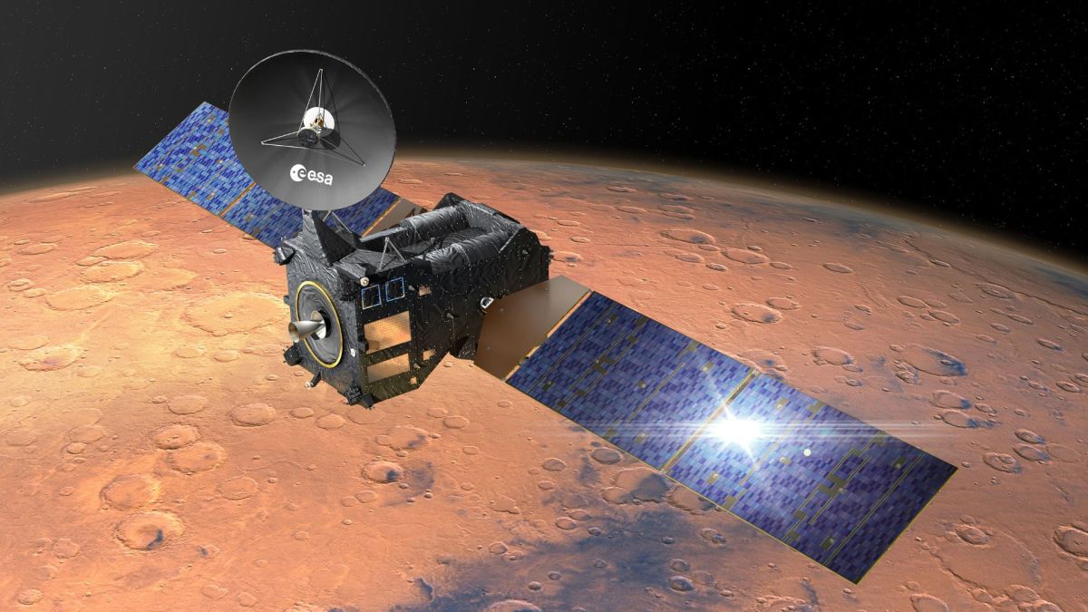 ExoMars, vue d'artiste. // Source : ESA–D. Ducros ExoMars, vue d'artiste. // Source : ESA–D. Ducros