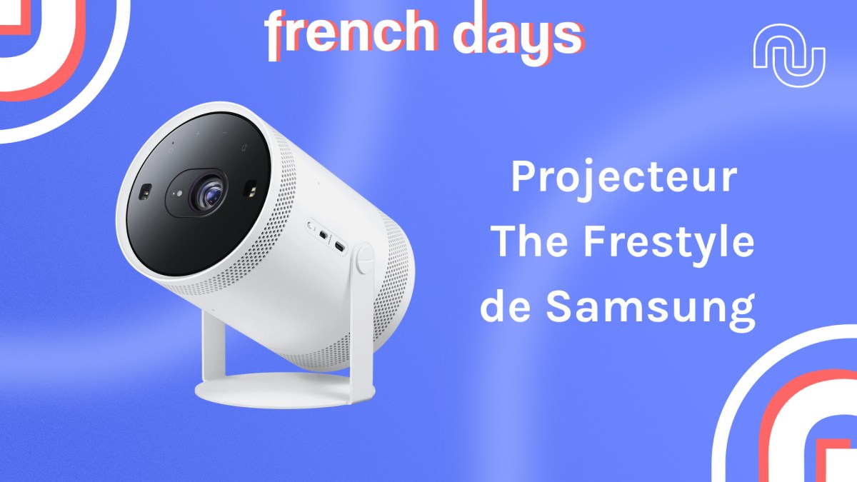 Projecteur The Freestyle Samsung // Source : Numerama Projecteur The Freestyle Samsung // Source : Numerama