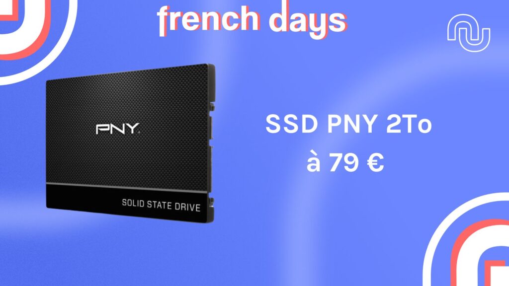 Pour les French Days, stockez 2 To sur ce SSD à moins de 80 € // Source : Numerama Pour les French Days, stockez 2 To sur ce SSD à moins de 80 € // Source : Numerama