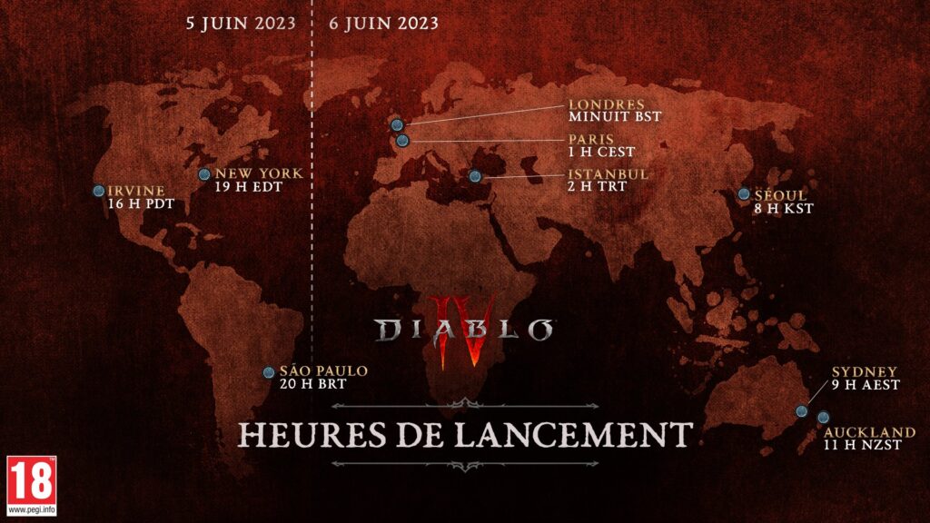 Lancement Diablo IV // Source : Blizzard Entertainment Lancement Diablo IV // Source : Blizzard Entertainment