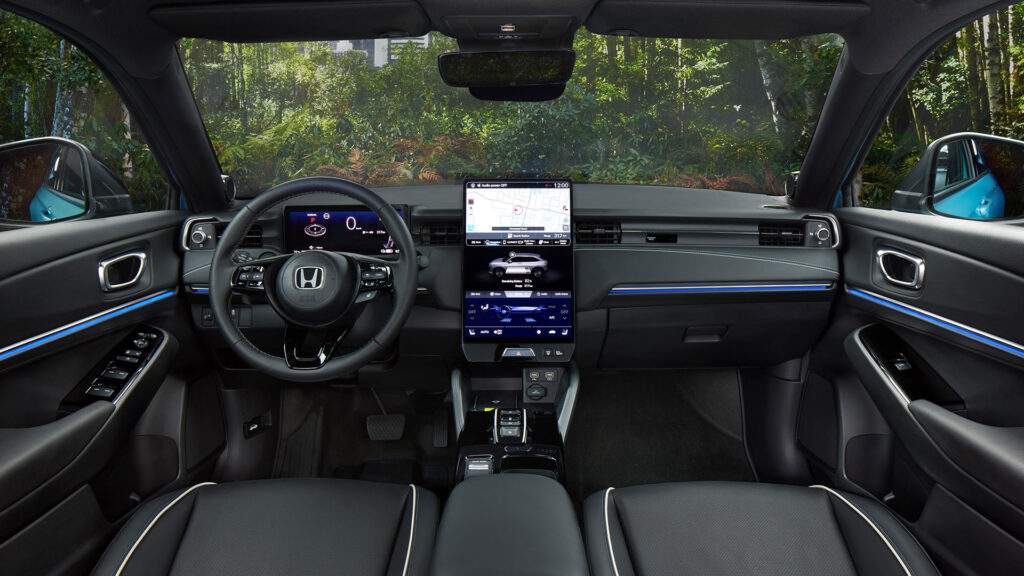 Intérieur du Honda e:NY1 // Source : Honda Intérieur du Honda e:NY1 // Source : Honda