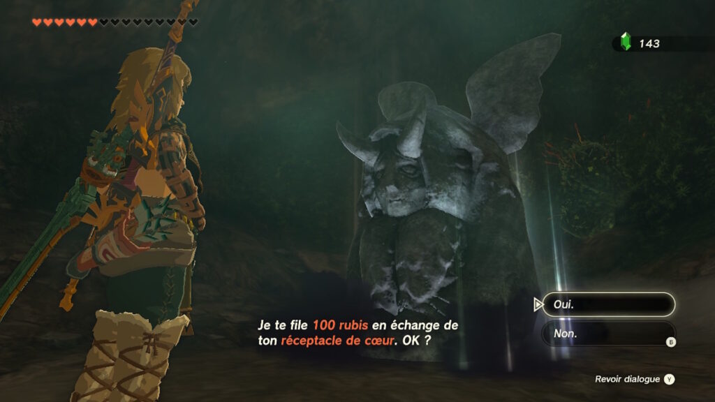 The Legend of Zelda: Tears of the Kingdom // Source : Capture Nintendo Switch The Legend of Zelda: Tears of the Kingdom // Source : Capture Nintendo Switch