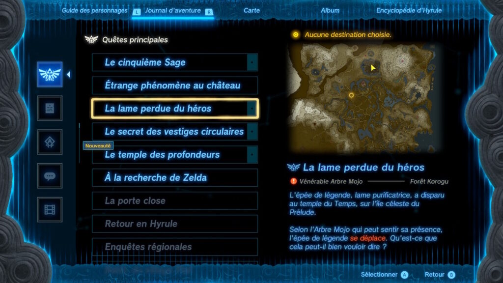 The Legend of Zelda: Tears of the Kingdom // Source : Capture Nintendo Switch The Legend of Zelda: Tears of the Kingdom // Source : Capture Nintendo Switch