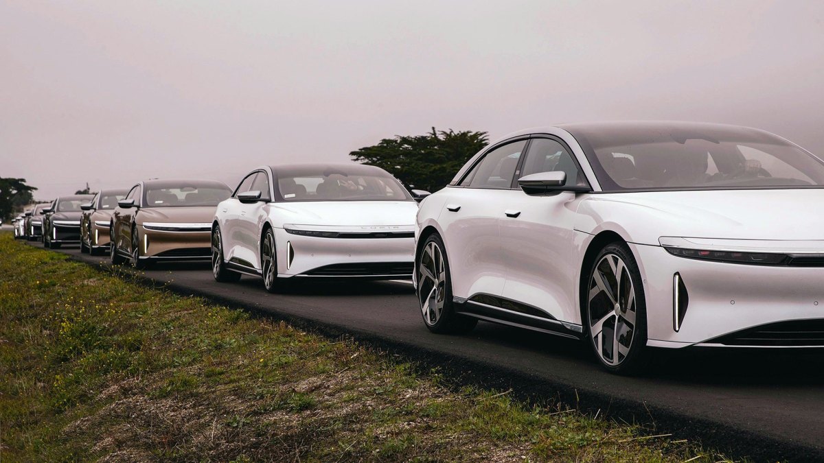 Livraisons de Lucid Air // Source : Lucid Livraisons de Lucid Air // Source : Lucid