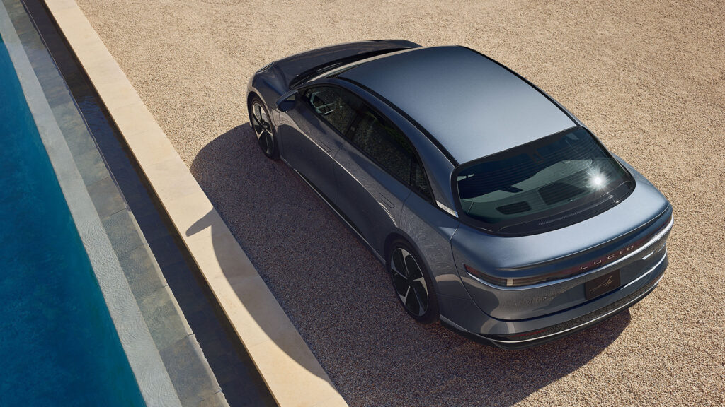 Lucid Air pure (entrée de gamme) // Source : Lucid Lucid Air pure (entrée de gamme) // Source : Lucid