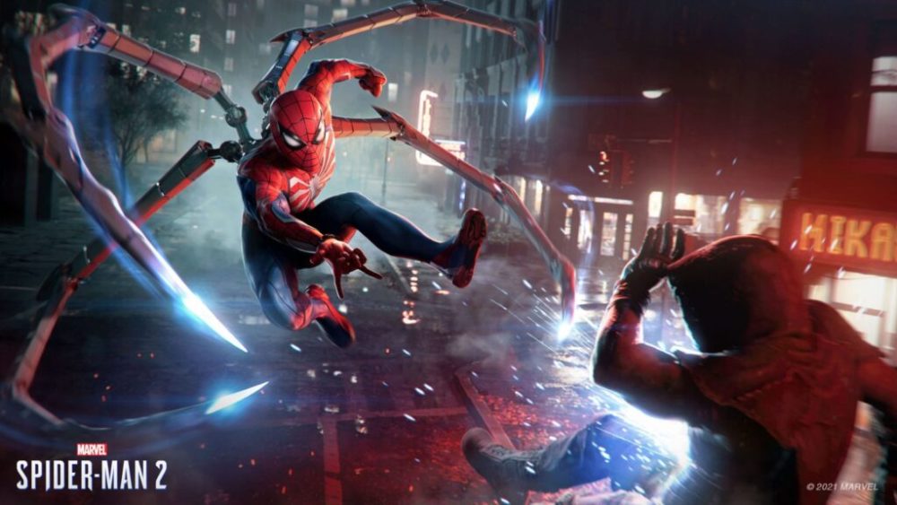 Marvel's Spider-Man 2 promet des combats de haute voltige. Marvel's Spider-Man 2 promet des combats de haute voltige.