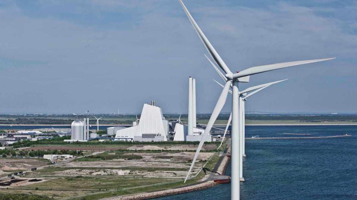 La centrale électrique d'Avedøre, au Danemark // Source : Orsted La centrale électrique d'Avedøre, au Danemark // Source : Orsted