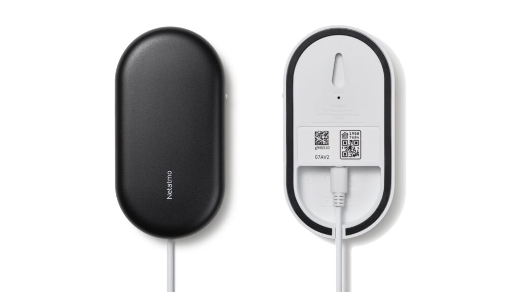 Le boîtier de Netatmo ressemble à une souris d'ordinateur. Il est plus discret que certains de ses concurrents. // Source : Netatmo Le boîtier de Netatmo ressemble à une souris d'ordinateur. Il est plus discret que certains de ses concurrents. // Source : Netatmo