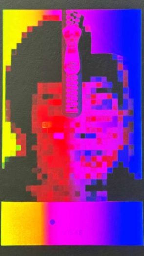 Un des NFT exposés au Centre Pompidou  // Source : Photo par Numerama