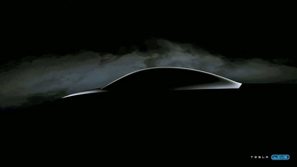 Tesla teasing nouveauté // Source : Tesla
