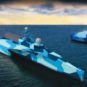 Des prototypes de navire téléguidé. // Source : Austal USA Des prototypes de navire téléguidé. // Source : Austal USA
