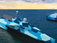 Des prototypes de navire téléguidé. // Source : Austal USA Des prototypes de navire téléguidé. // Source : Austal USA