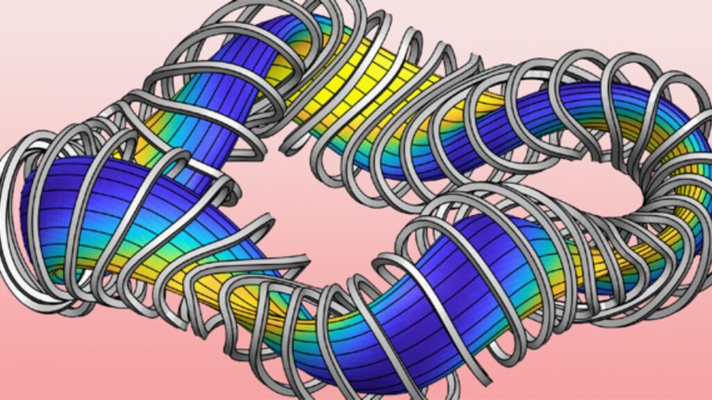 Représentation du concept de stellarator. // Source : Université du Maryland Représentation du concept de stellarator. // Source : Université du Maryland