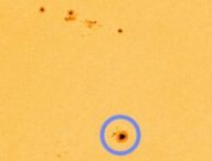 AR3310. // Source : SDO/HMI, annotation Numerama AR3310. // Source : SDO/HMI, annotation Numerama