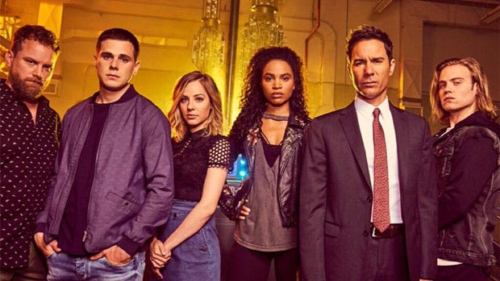 Travelers (Les Voyageurs du Temps) // Source : Showcase/Netflix Travelers (Les Voyageurs du Temps) // Source : Showcase/Netflix
