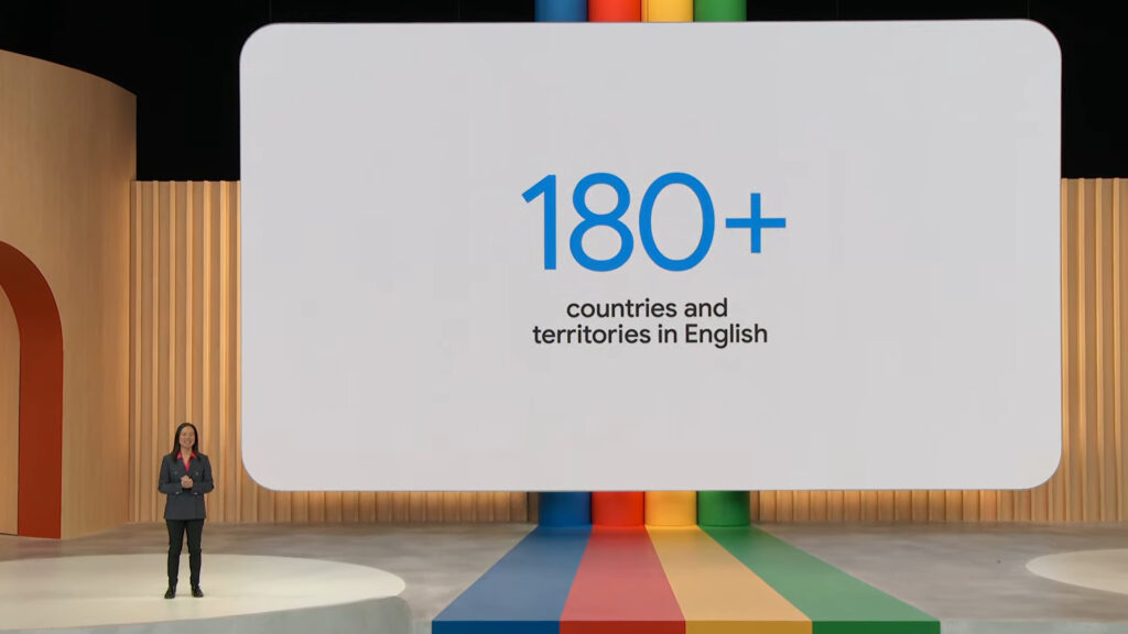 La Google IO du 10 mai 2023 // Source : YT/Google La Google IO du 10 mai 2023 // Source : YT/Google