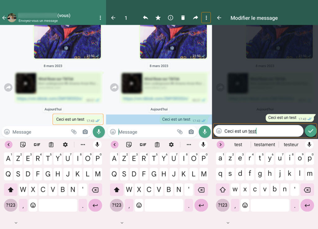 modifier un message whatsapp modifier un message whatsapp