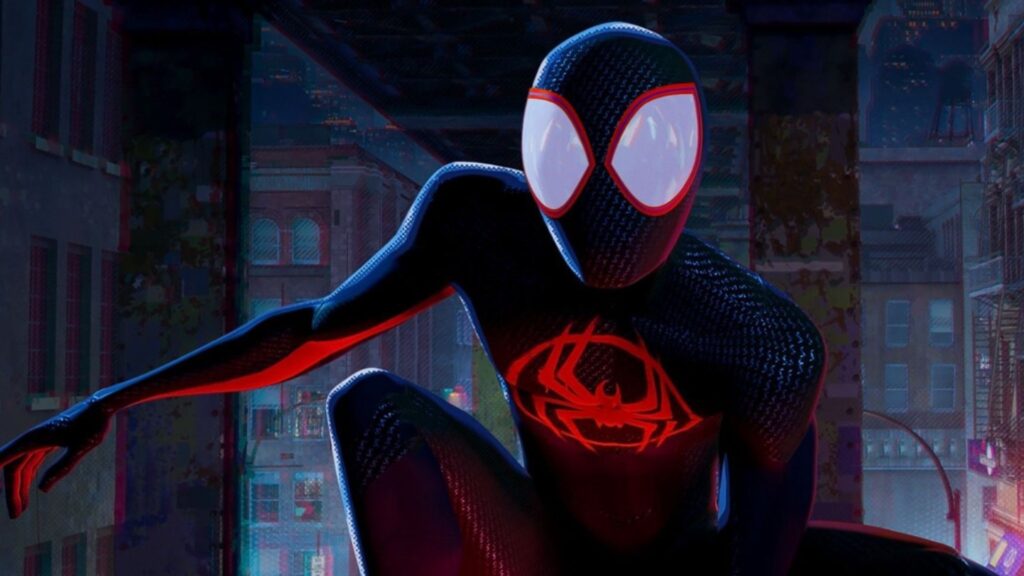Shameik Moore interprète Miles Morales dans la saga d'animation du Spider-Verse. // Source : Sony Shameik Moore interprète Miles Morales dans la saga d'animation du Spider-Verse. // Source : Sony