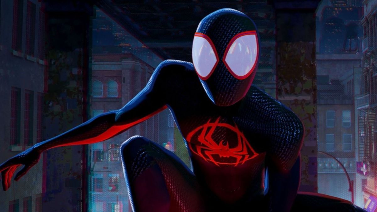 Shameik Moore interprète Miles Morales dans la saga d'animation du Spider-Verse. // Source : Sony Shameik Moore interprète Miles Morales dans la saga d'animation du Spider-Verse. // Source : Sony