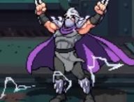 Shredder dans le jeu vidéo Teenage Mutant Ninja Turtles: Shredder’s Revenge // Source : Capture d'écran