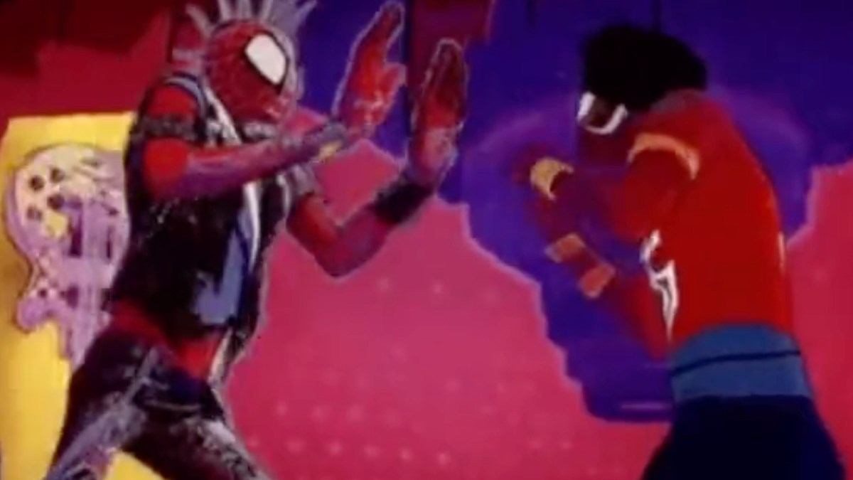 Référence à la NBA dans Spider-Man: Across the Spider-Verse // Source : Capture Twitter Référence à la NBA dans Spider-Man: Across the Spider-Verse // Source : Capture Twitter
