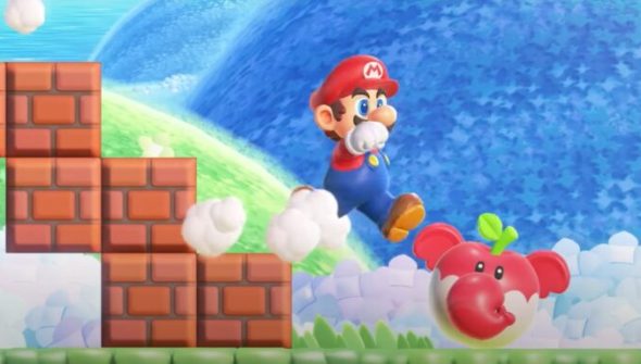 Mario éléphant dans Super Mario. Bros Wonder // Source : Capture d'écran Mario éléphant dans Super Mario. Bros Wonder // Source : Capture d'écran