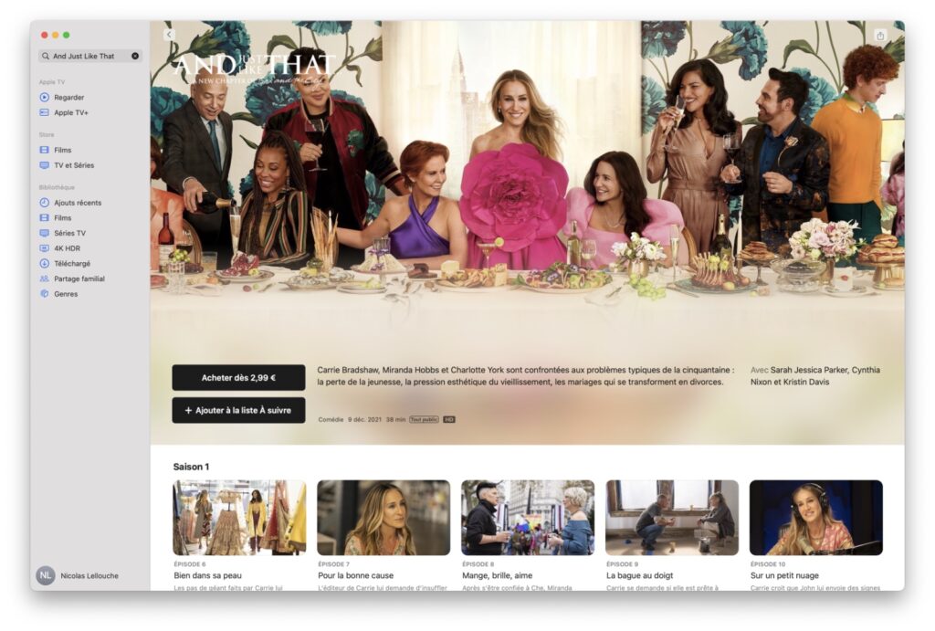 Sur le magasin Apple TV (ex-iTunes), la saison 2 n'est même pas vendue. Sur le magasin Apple TV (ex-iTunes), la saison 2 n'est même pas vendue.