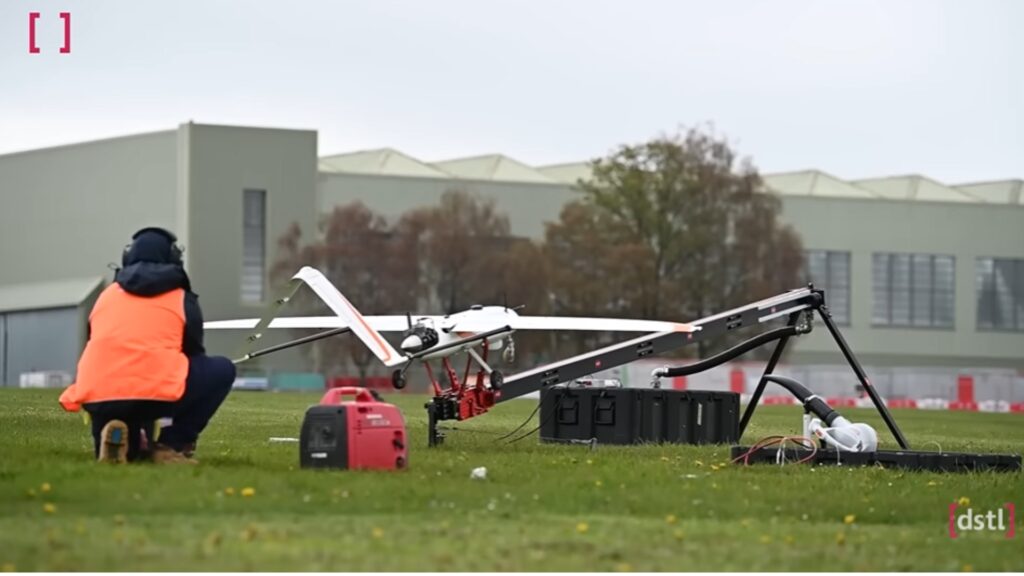 L'un des drones testés // Source : Dstl L'un des drones testés // Source : Dstl