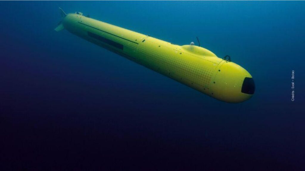 L'A18D, véhicule autonome non habité // Source : Exail-Balao L'A18D, véhicule autonome non habité // Source : Exail-Balao