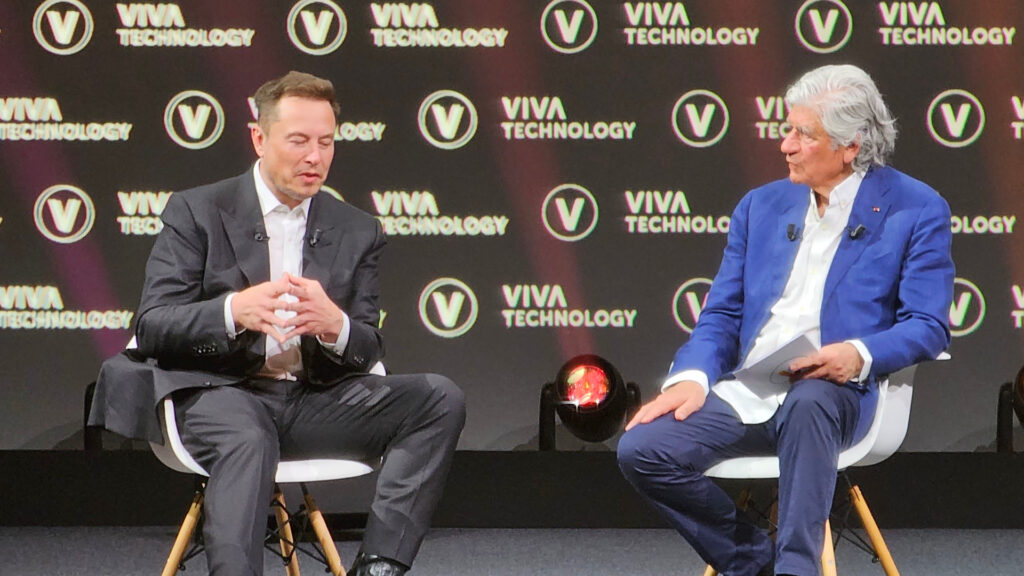 Elon Musk à Vivatech // Source : Numerama Elon Musk à Vivatech // Source : Numerama