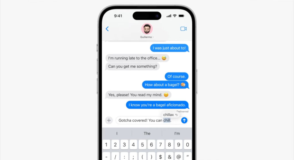 L'autocorrection sera améliorée. // Source : Apple L'autocorrection sera améliorée. // Source : Apple