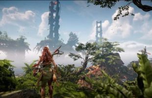 Le jeu vidéo PlayStation Horizon se passe 1 000 ans après l'apocalypse. // Source : Guerilla Games