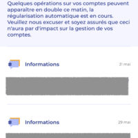 Le message affiché dans l'app. // Source : Capture d'écran Numerama Le message affiché dans l'app. // Source : Capture d'écran Numerama