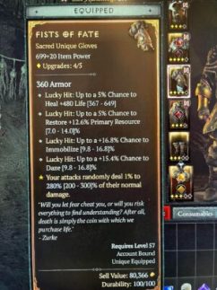 Gants de Diablo IV qui transforment le jeu en casino // Source : Reddit Gants de Diablo IV qui transforment le jeu en casino // Source : Reddit