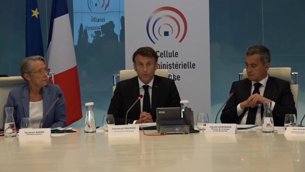 Macron cellule crise Macron cellule crise