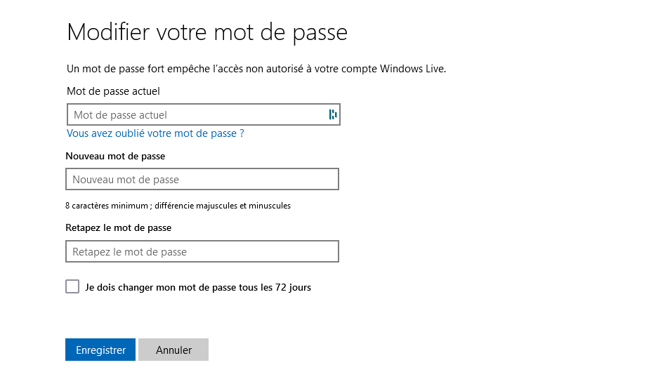 Outlook mot de passe Outlook mot de passe