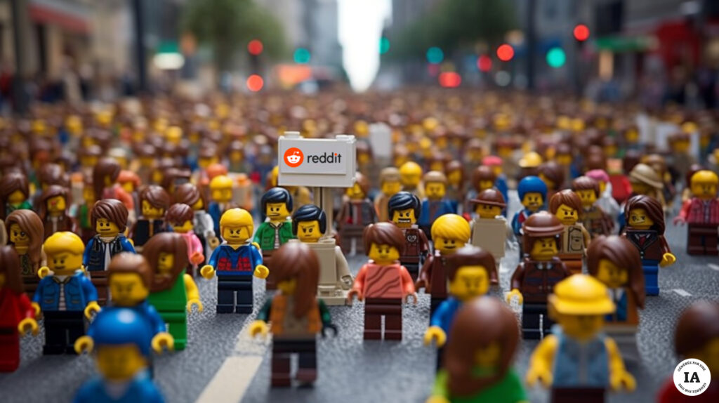 Des playmobils en grève // Source : Numerama avec Midjourney Des playmobils en grève // Source : Numerama avec Midjourney