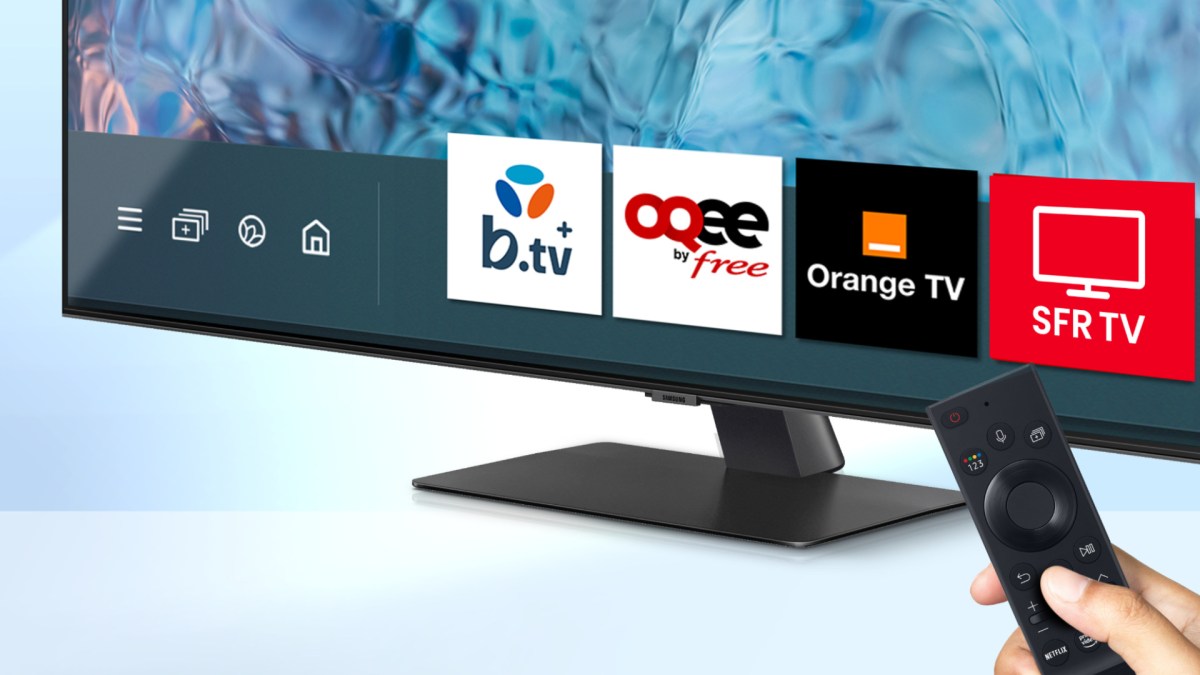 Samsung propose des applis Bouygues, Free, Orange et SFR sur ses Smart TV. // Source : Samsung Samsung propose des applis Bouygues, Free, Orange et SFR sur ses Smart TV. // Source : Samsung
