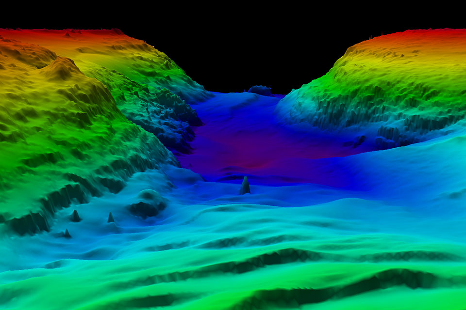 Caractéristiques topographiques complexes du fond marin dans la baie de San Francisco, Caractéristiques topographiques complexes du fond marin dans la baie de San Francisco,
