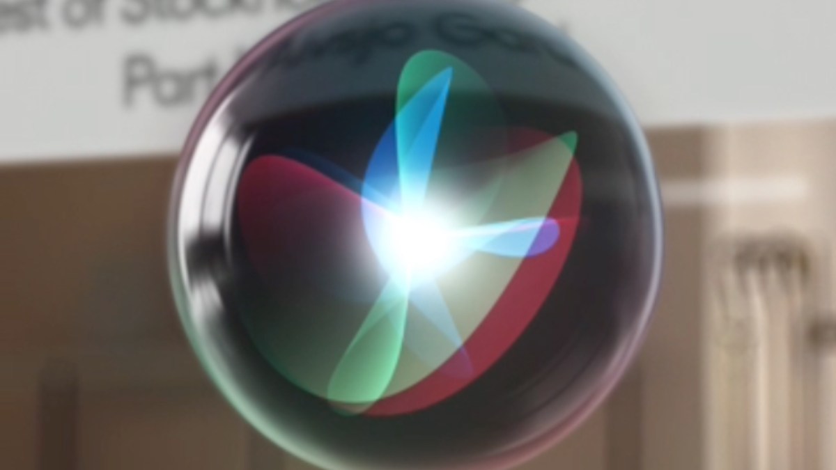 Le logo de Siri, dans l'Apple Vision Pro. // Source : Apple Le logo de Siri, dans l'Apple Vision Pro. // Source : Apple
