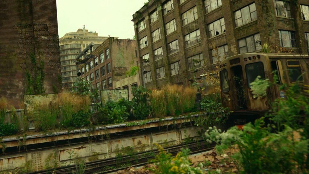 La nature reprend ses droits. // Source : Station Eleven (HBO) La nature reprend ses droits. // Source : Station Eleven (HBO)
