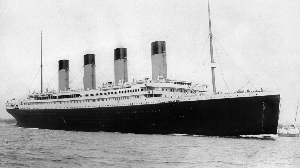 Titanic quittant Southampton le 10 avril 1912. // Source : Francis Godolphin Osbourne Stuart Titanic quittant Southampton le 10 avril 1912. // Source : Francis Godolphin Osbourne Stuart