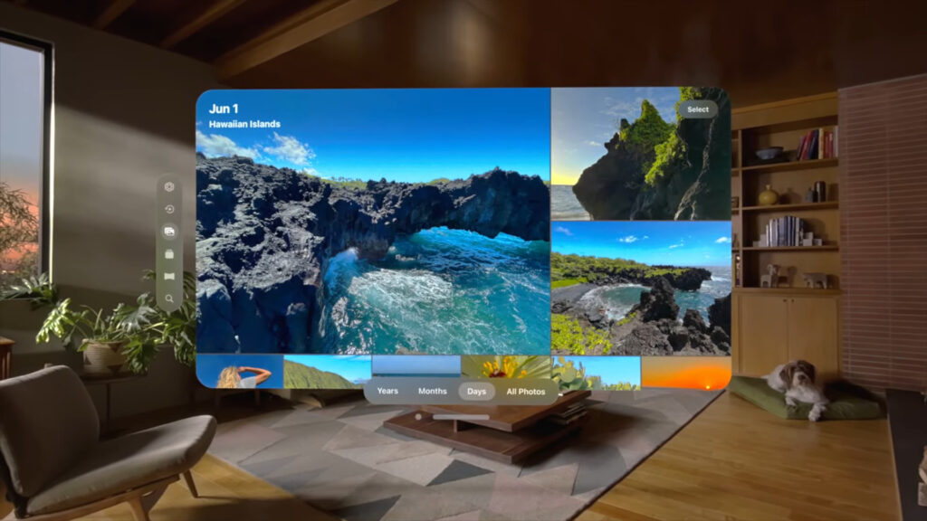 La présentation de Apple Vision Pro // Source : Apple La présentation de Apple Vision Pro // Source : Apple